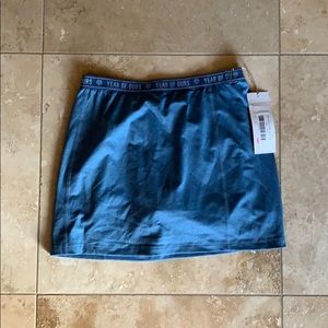 year of ours roller skort, blue NEW with tags SZ S